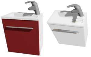 Toilet basins White & Painted