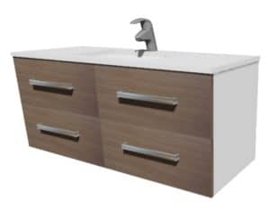 Strata Quad Wall Hung Vanity