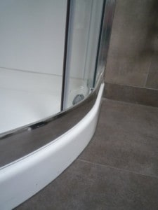 Alcove Shower Chrome Door Frame