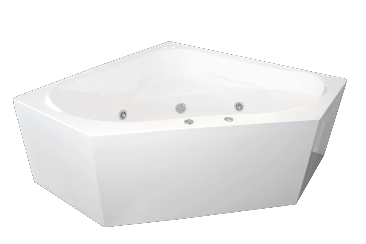 Corner Spa Bath Michelle Available in 1300 and 1500mm sizes