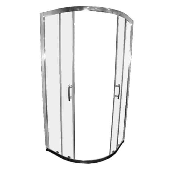 Curved shower door complete Henry Brooks