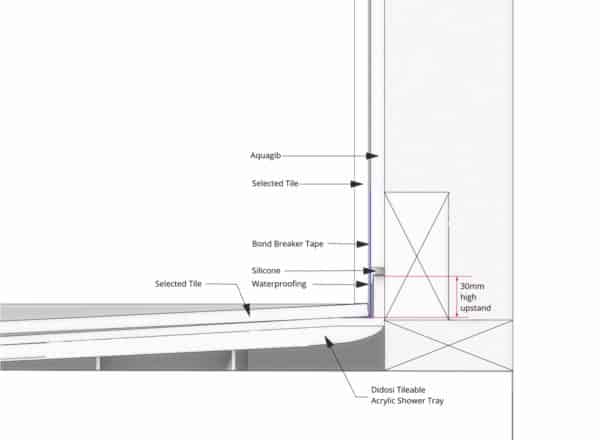 Didosi wall to Tray Cross section Henry Brooks