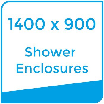 1400 x 900 shower enclosures