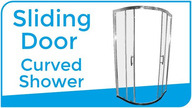Choose Shower by Sliding door curved Style