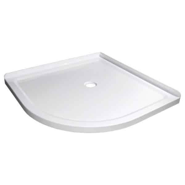 1m Center waste Collesium low profile shower tray view 3