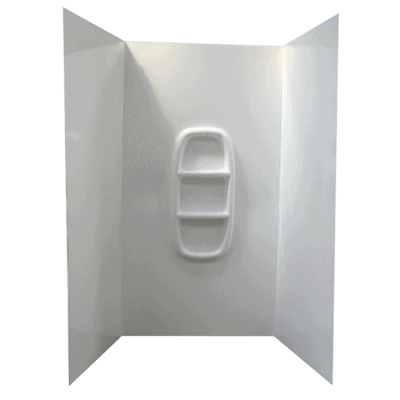 Alcove Moulded Shower Liner 3 Walled Henry Brooks