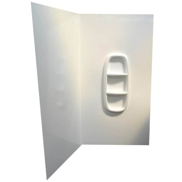 Shower Liner corner Moulded up to 2000 high