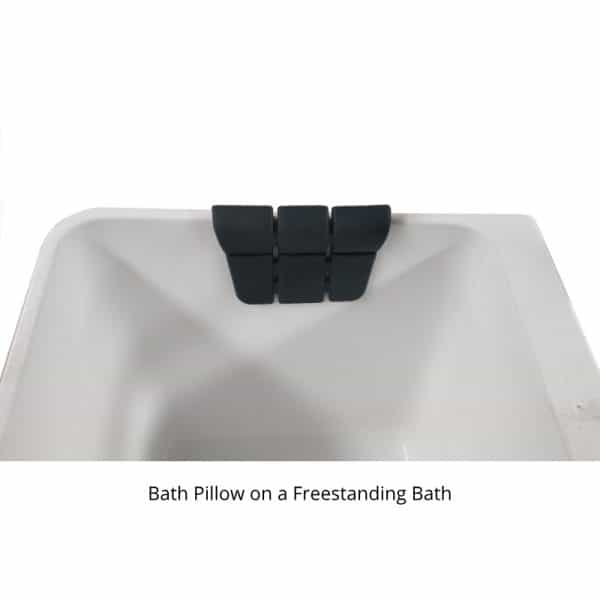 head rests on a freestanding bath- bath pillows Shower door parts