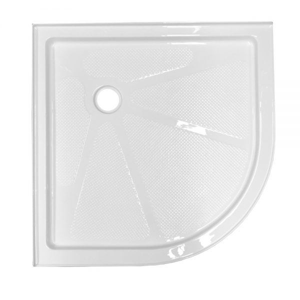 SBR100 curved textured shower tray