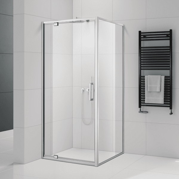 900 x 900 Corner Shower non adjustable door