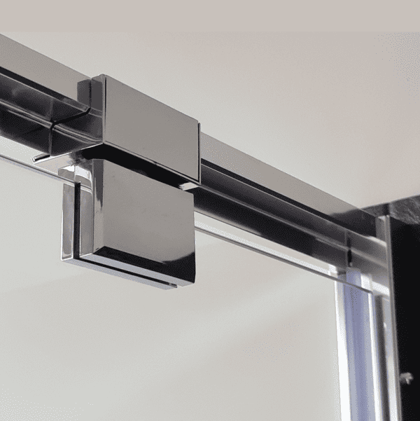 900 x 900 Corner Shower non adjustable door With Cover On