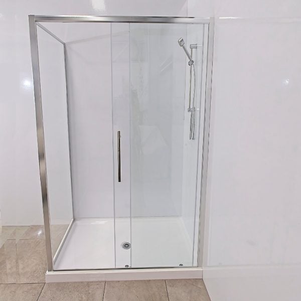 1200 Everest Shower Enclosure 2 sided install