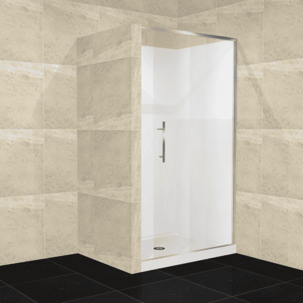 1200 x 900 Everest alcove - 3 walled - Shower Enclosure-