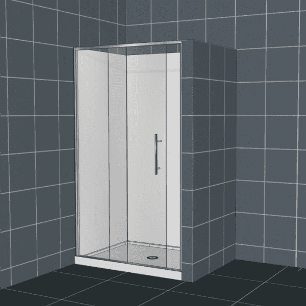 1200 x 900 Everest alcove - 3 walled - Shower Enclosure-3