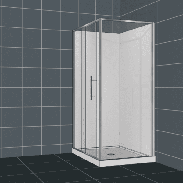 Alcove Shower 1200x900 Framed Sliding Door