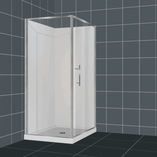 Alcove Shower 1200x900 Framed Sliding Door