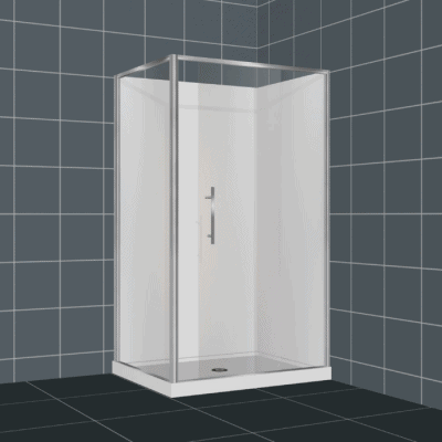 1200 X 900 Everest Corner – 2 Walled. Shower Enclosure 8