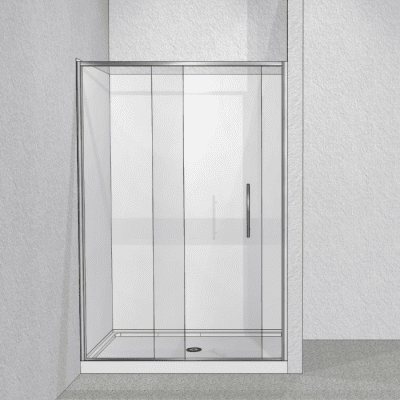 1400 X 900 3 Sided Everest Shower Enclosure View C