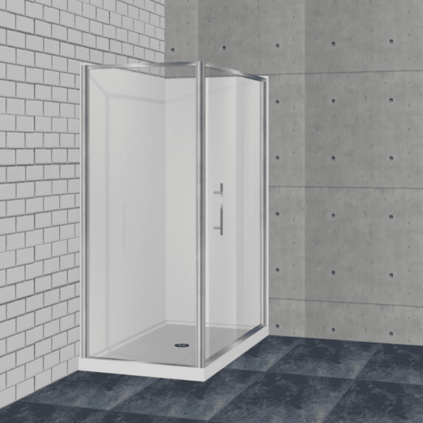 1600 x 900 Everest corner - 2 walled - Shower Enclosure-4