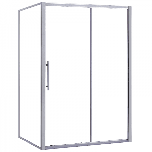 1400 x 900 Everest Shower Door with return