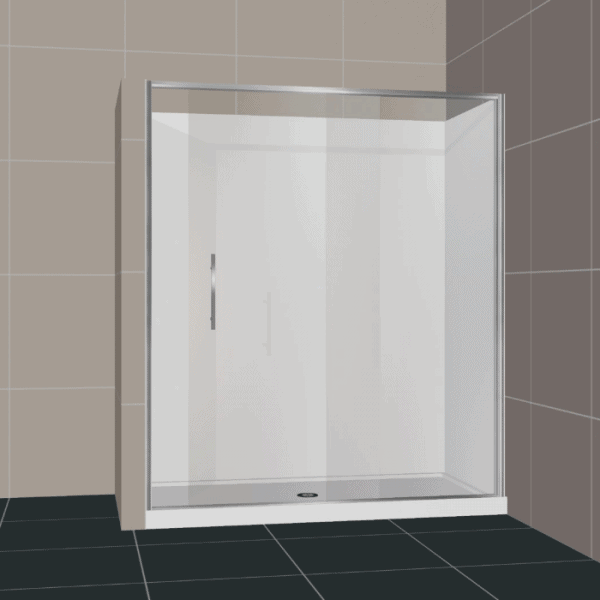 1800 x 900 Everest Alcove - 3 walled - Shower Enclosure -10