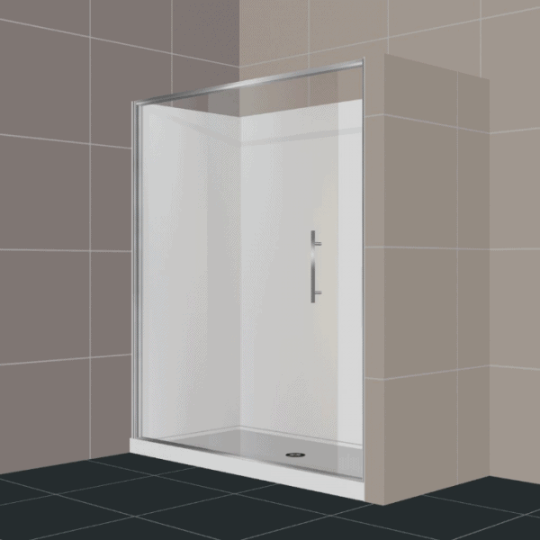 1800 x 900 Everest Alcove - 3 walled - Shower Enclosure -12