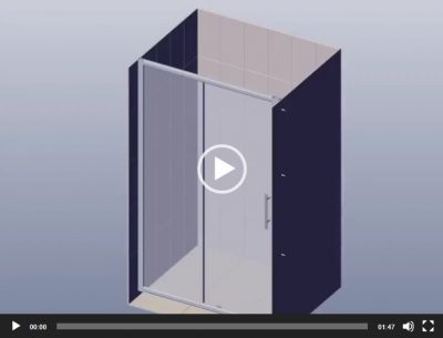 Everest Shower door video