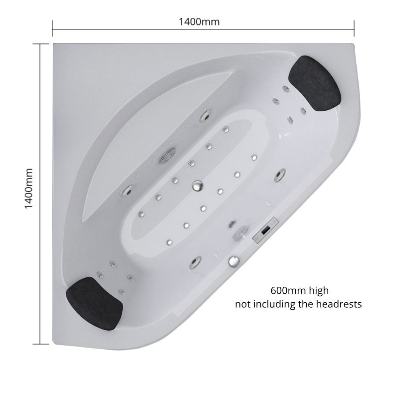 Susan Corner Spa Bath Henry Brooks Bathrooms