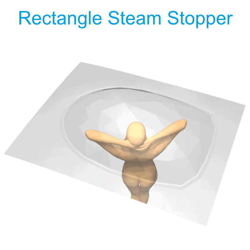 Rectangle Steam Stopper with person Henry Brooks