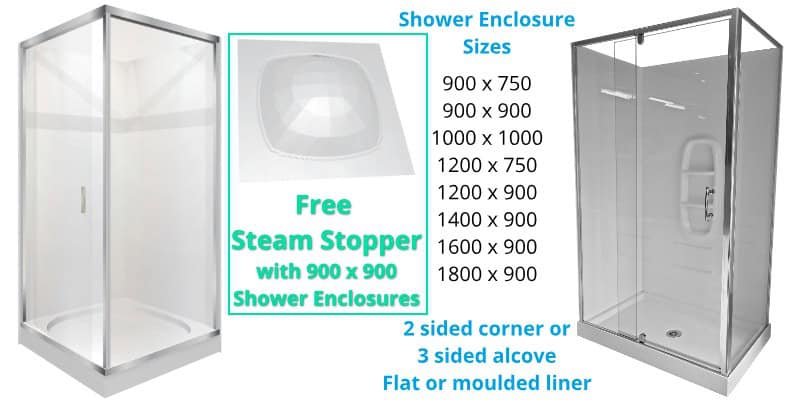 Shower Enclosures by Henry Brooks free Steam Stopper