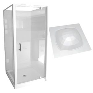 free Stopper with 900x900 corner shower enclosure