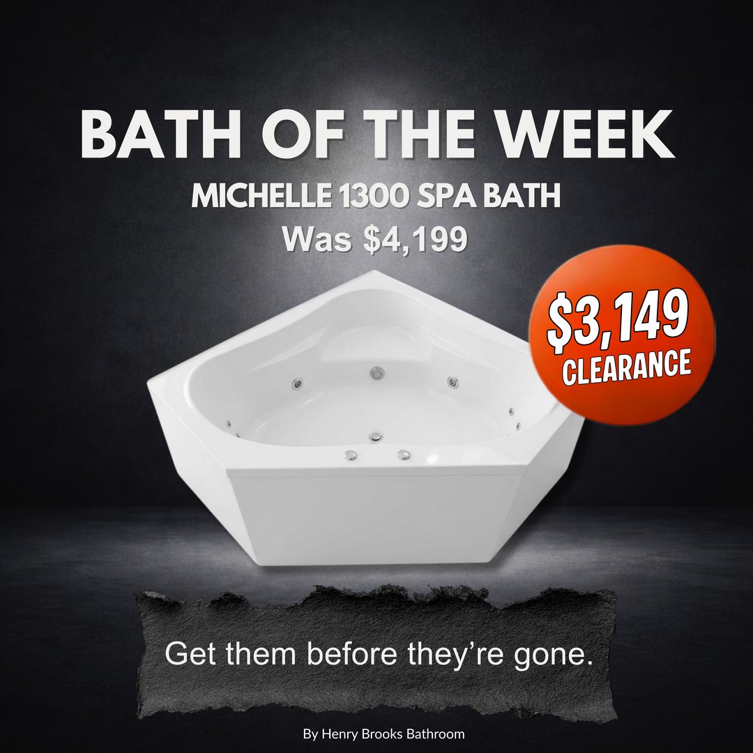 Michelle Spa Bath - bathroom clearance