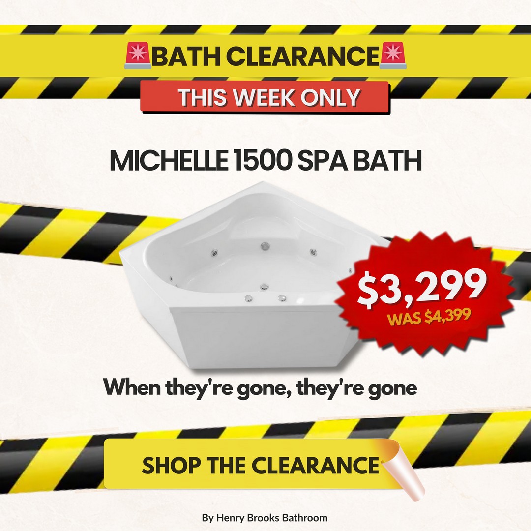 Michelle Corner Spa bath 1500mm
